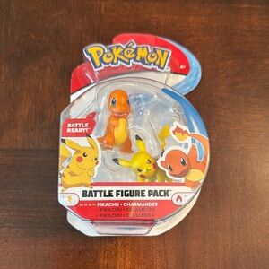 Pokemon Battle Figure Pack Pikachu and Charmander New Toy